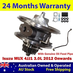 Upgrade Billet Turbo CHRA Core+Oil Feed Pipe For Isuzu MUX 4JJ1 3.0L 2012- - Picture 1 of 19