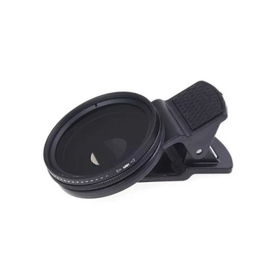 Phone Camera Lens Variable ND filter Neutral Density ND2-ND400 37mm with Clip - Image 1 of 4