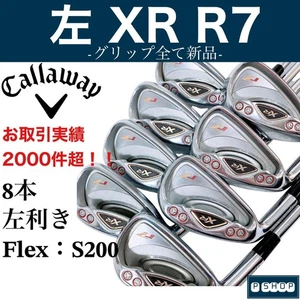 Callaway XR R7 Iron Set 8pcs 5-SW Dynamic Gold S200 Flex Stiff Left-Handed - Picture 1 of 10