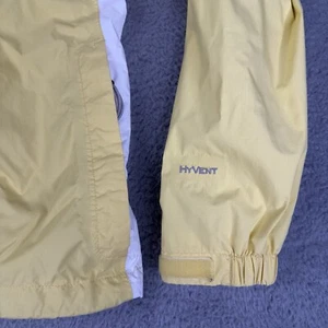 THE NORTH FACE Jacke Damen Jacke L gelb HyVent Kapuze wasserdicht Regenmantel - Bild 1 von 10