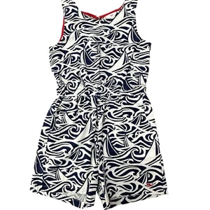 Vineyard Vines Romper Target Sailboat Print Sleeveless Kids 5T - Picture 1 of 5