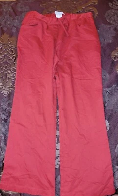Greys Anatomy Womens Medical Scrub Pants Tamale Red 2XS Reg.  30" 4232 - Image 1 of 4