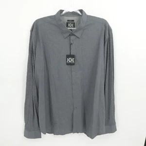 Joseph Abbound Shirt Mens 4XLT Gray Slim Fit Long Sleeve Geometric Casual Career - Picture 1 of 15
