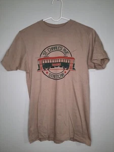 RARE 1984 Vintage St. Charles Ave New Orleans Streetcar Graphic T-Shirt Men Sz M - Picture 1 of 7
