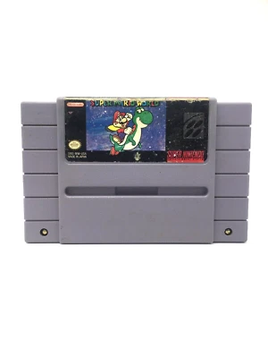 Super Mario World SNES Super Nintendo Tested - Working Authentic Cartridge Only. - Image 1 of 4