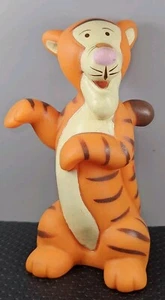 Vintage 41/2" groß Tigger Gummi Vinyl Quietschen Badespielzeug Disney Winnie Puuh - Bild 1 von 9