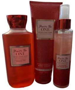 Bath & Body Works You're The One Lot of 3 Shower Gel Body Cream and Shimmer Mist - Picture 1 of 2