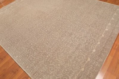 Authentic Traditional 5X8 8X10 9X12 Modern Natural Floral wool area rugs LU02 - Image 1 of 4