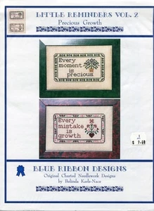 Cross Stitch Chart - Blue Ribbon Designs - Little Reminders Vol 2 - Picture 1 of 2