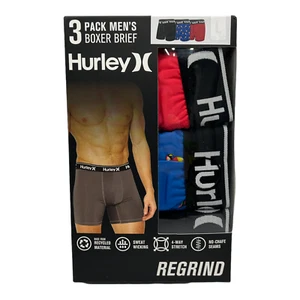 Calzoncillos boxer para hombre Hurley 3 piezas rectificado - Imagen 1 de 3