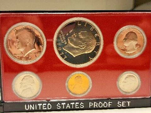 1977 Proof Set U.S. Mint Original Government Packaging OGP Collectible JRTB2 Cover