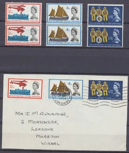 GB Stamps: 1963: Lifeboat Conference: Mint + FDC Phosphor: - Picture 1 of 10