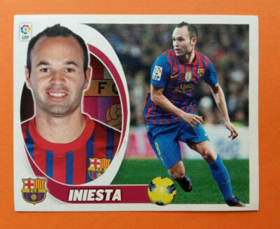 💥 Andres INIESTA 🇪🇸 FC Barcelona #11 Panini 2012 2013 Liga Este 12 13 Sticker - Imagen 1 de 2