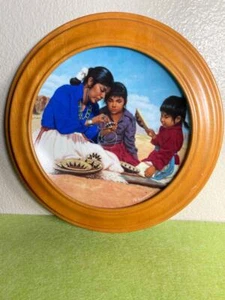 Hamilton Plate Proud Indian Families Learning the Power VanHygan & Smythe frame - Bild 1 von 4