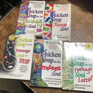 Set of 5 different Chicken Soup for the Pre-teen & Teenager Soul Paperback Books - Picture 1 of 4