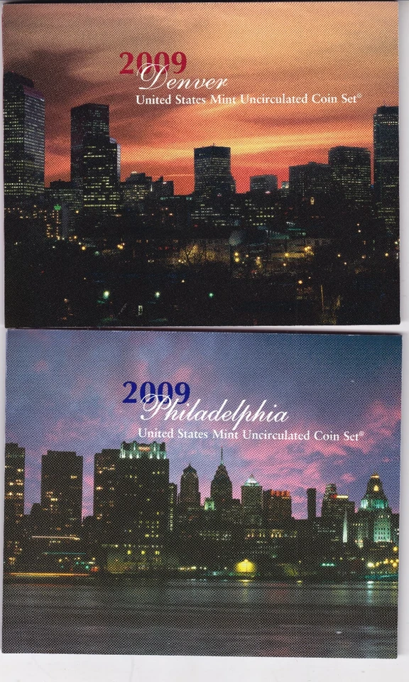2009 P & D US Mint Set Uncirculated 34 Coins OGP Original Mint Packaging - Image 1 of 2