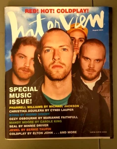 Interview Magazine August 2003 Special Music Issue-Coldplay, Ozzy, Seal, Jewel - Picture 1 of 1