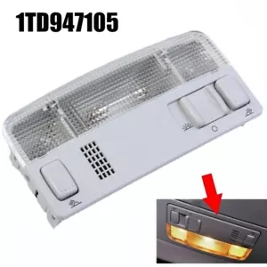 Front Dome Light Interior Ceiling 1TD947105 For Skoda Fabia Octavia B5 MK4 Golf - Picture 1 of 11