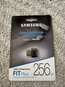 Samsung FIT Plus 3.1 USB Flash Drive -256 GB- BRAND NEW! - Picture 1 of 2
