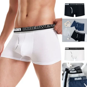 Premium Men Underwear Boxer Briefs Shorts Quality Trunks Cotton Large Pants - Picture 1 of 19