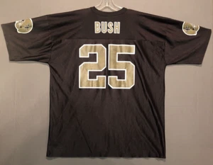 Camiseta deportiva para hombre de los New Orleans Saints Reggie Bush fútbol americano #25 negra talla 2XL - Imagen 1 de 9
