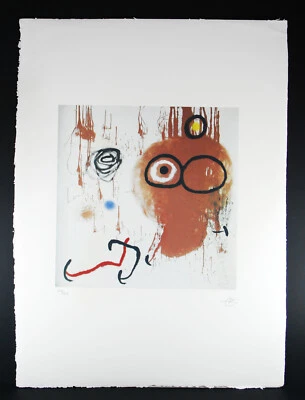 Ho ho ho, letzte Chance! -"Joan Miro-Farblithografie-Nummeriert-Sig" - Bild 1 von 4