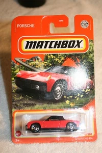 MATCHBOX 2021 MBX 1971 ROJO PORSCHE 914 TECHO NEGRO 45/100 coche MATTEL TOYS - Imagen 1 de 5