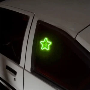Green Star Auto Car Ambient Light Car Side & Rear Window Led Flashing Light - Picture 1 of 5