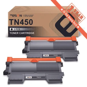 2 PK TN450 TN-420 Toner Cartridge Black For Brother HL-2270DW HL-2240 HL-2280DW - Picture 1 of 7