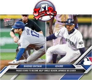 Shohei Ohtani Ichiro 2024 MLB TOPPS NOW 768 Single Season Japanese SB Leader PRE - Bild 1 von 2