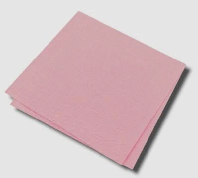 $38 Tommy Hilfiger Men's Pink Oxford Solid Cotton Pocket Square - Image 1 of 2