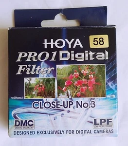 HOYA Pro1 Digital Filter Closeup no 3 58MM - Picture 1 of 5