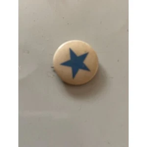 Antique 5 pointed star St. Louis Button Company celluloid pinback button pin - Picture 1 of 4