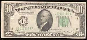 F2006L 1934 A Ten Dollar FRN. AU/UNC DS23 - Picture 1 of 2