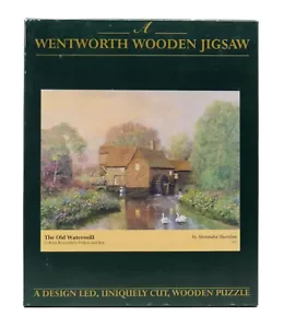 WENTWORTH WOODEN WHIMSY JIGSAW PUZZLE THE OLD WATERMILL COMPLETE 500 PIECES - Picture 1 of 5