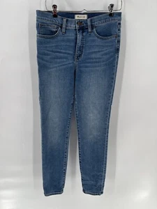 Madewell Jeans Womens 28 Blue 10" Roadtripper Denim Skinny High Rise Casual Logo - Picture 1 of 15