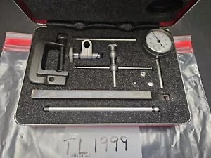 STARRETT #196 .001" 0-100 UNIVERSAL DIAL INDICATOR COMPLETE W/ATTACHMENTS - Picture 1 of 13