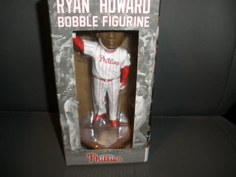 NEW Ryan Howard Phillies Bobblehead 58 Home Runs SGA 9/22/06 Peco Nodder Cover