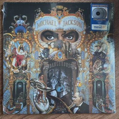 Dangerous by Micheal Jackson (Walmart Exclusive Silver Vinyl) Sealed  - Image 1 of 2
