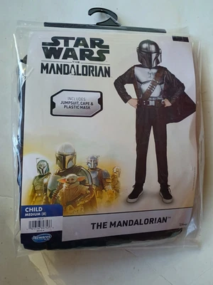 Jazwares The Mandalorian Child Size M (8) Costume Cosplay New - Image 1 of 4