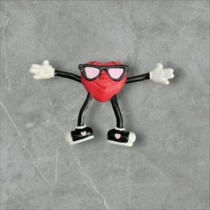 Gafas de sol de goma flexibles figura Heart Bendy de colección de 2,5" día de San Valentín amor - Imagen 1 de 2