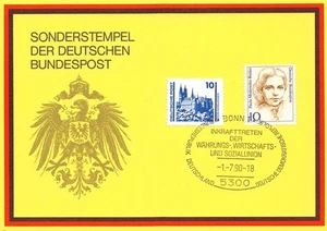 SA28c Germany 1990 Special souvenir leaf, used - Picture 1 of 1