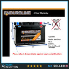 Battery fits AUDI 80 RS2 90 200 80 S2 100 S4 100 80 COUPE 065 530A 58Ah