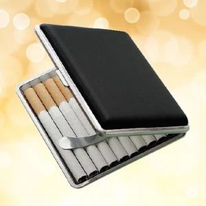 Metal Clip Cigarette Box Case for Men Mens Cases Storage Protective Cover - Picture 1 of 11