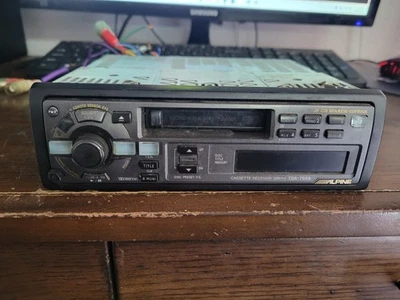 Alpine TDA-7548 Cassette Receiver Tested Used - Image 1 of 3