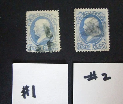 US Scott #145 1 centavo Franklin 1870 usado - haz tu elección Foto 1 de 4