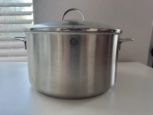 Schulte-Ufer Stainless Steel Stock Pot 7L / 7Qt With Lid Induction Compatible - Picture 1 of 16