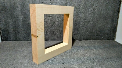 Groß,Holzrahmen,Brett,Holz, Holzfigur,UNBEARBEITET, Bastelholz,Holzdeko,Fichte - Bild 1 von 4