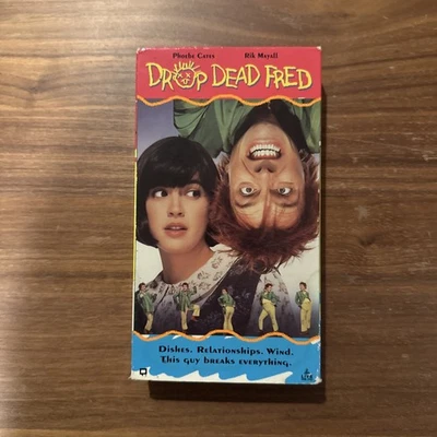 Drop Dead Fred VHS Rik Mayall Phoebe Cates Cult Comedy Tested - Image 1 of 4