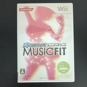 Nintendo Wii software Dance Dance Revolution MUSIC FIT Japanese DDR Konami - Picture 1 of 3